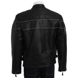Men's Cowhide Racer Jacket