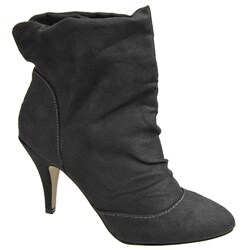Bamboo by Journee High-heel Microsuede Ankle Boots