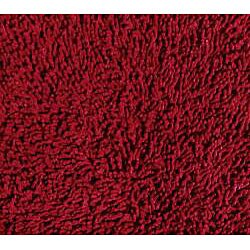 Hand-woven Burgundy Chenille Shag Rug (5' Round)