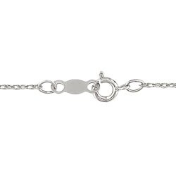 10k White Gold Black and White Freshwater Pearl Necklace (5-5.5 mm)