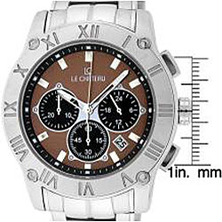 Le Chateau Cautiva Romano Men's Brown Dial Chrono Watch