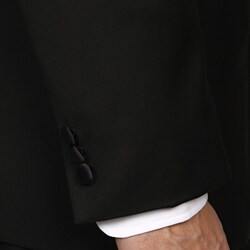 Caravelli Italy Men's Black Three Button Tuxedo