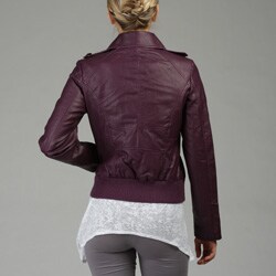 Steve Madden Women's 8-button Zip-front Bomber