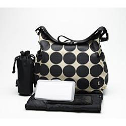 OiOi Sand Dot Hobo Diaper Bag
