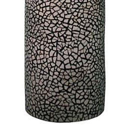 Handmade Black Lacquer and Eggshell Vase (Thailand)