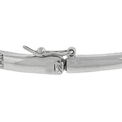 Sterling Silver 1/4ct TDW Diamond Bangle Bracelet (J-K, I3)