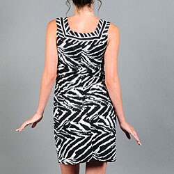 Wishes Women's Zebra Print Dress
