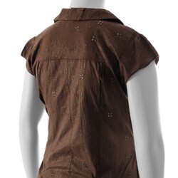 Be Lush Women's Plus Size Double-breasted Blouse