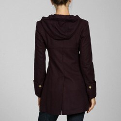 MICHAEL Michael Kors Women's Wool Hooded Babydoll Jacket