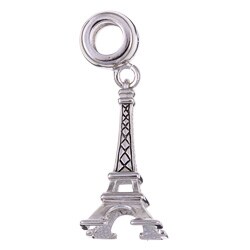 Signature Moments Sterling Silver Eiffel Tower Dangle Charm