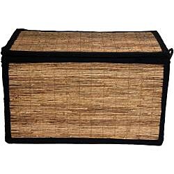 Banana Leaf 18-inch Woven Storage Trunk (China)