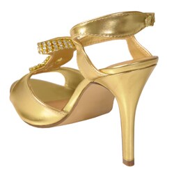 Adi Designs Women's Rhinestone Detail Heels