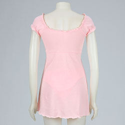 Ilusions Women's Off-shoulder Baby Doll Set