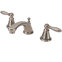 Fontaine Pari Brushed Nickel Wide Spread Bathroom Faucet