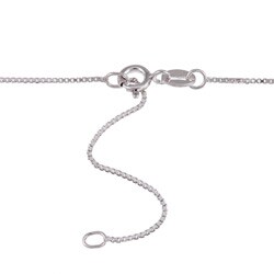 Sterling Silver Freshwater Pearl and Cubic Zirconia Necklace (9-9.5 mm)