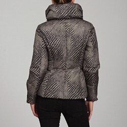 Via Spiga Women's Animal Print Down Jacket
