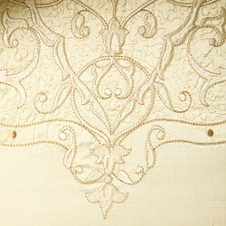 Luxe Versailles 'Loire' Silk Decorative Bolster Pillow