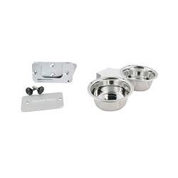 Locking Double 2-quart Bowl System