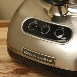 KitchenAid RKFP750NK Nickel 12-Cup Ultra Wide Mouth Food Processor (Refurbished)