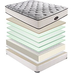 Beautyrest Classic Reece Plush Euro-top King-size Mattress Set