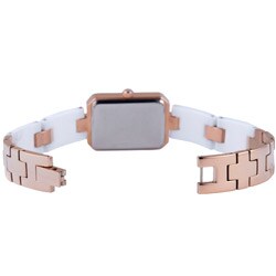 Haurex Italy Women's 'Miroir' Off-white Ceramic Watch