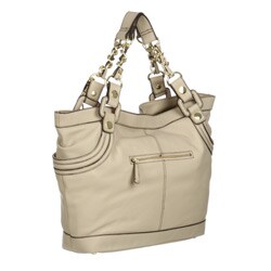 Etienne Aigner 'Emma' Leather Chain Handle Tote Bag