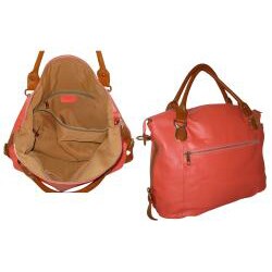 Amerileather 'La Jolla' Leather Shoulder Bag