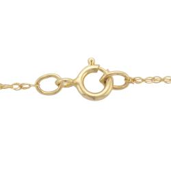 14k Yellow Gold 1ct TDW Blue Diamond Pendant 