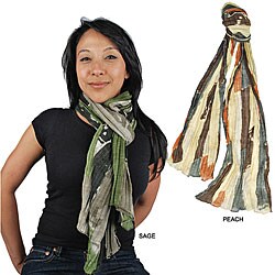 Rayon Water Paint Printed Scarf (India)