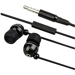 Black Universal 3.5 mm Stereo Headset with On Off and Mic