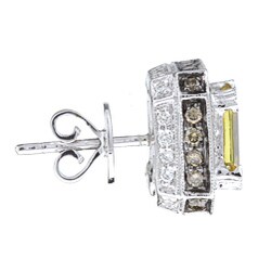 Encore by Le Vian 14k Gold Sapphire/ 1ct TDW Diamond Earrings (H-I, SI1-SI2)