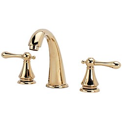 Fontaine Amalfi Wide Spread Polished Brass Bathroom Sink Facuet
