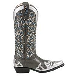 Lane Boots Women's 'Tangled Vines Night' Leather Boots
