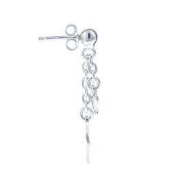 Sterling Essentials Sterling Silver Stud and Dangle Earrings Set