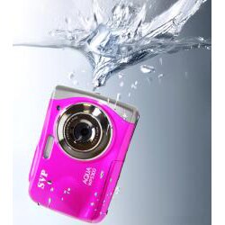 SVP WP5300 Waterproof Pink 12 MP Digital Video Camera with 2GB Card