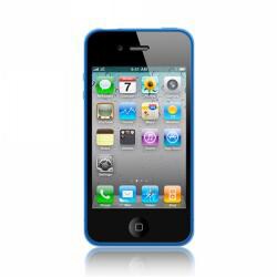 Mivizu Azure Blue Circles Apple iPod Touch 4th Generation TPU Case/ In-ear Studio Earbuds