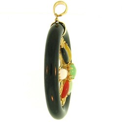 Mason-Kay 14k Yellow Gold Multicolor Necklace