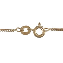 Caribe Gold  14k over Sterling Silver Crucifix Necklace