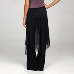 Onyx Nites Women's Sheer Overlay Pants