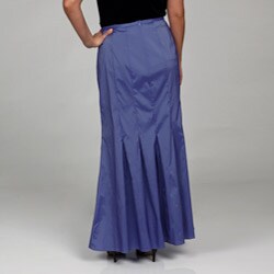 Marina Women's Plus Size Long Taffeta Skirt