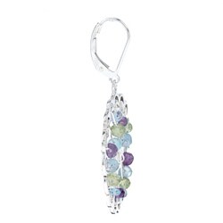 Zoe B Sterling SIlver Multi-gemstone Earrings