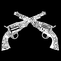 Los Angeles Pop Art Men's 'Crossed Pistols' Shirt