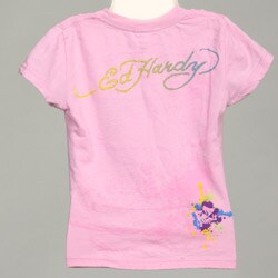 Ed Hardy Girls Skull Tee