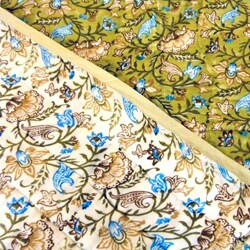 Handmade 'Dhara' Reversible 4-piece King-size Quilt Set (India)