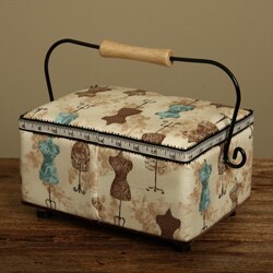 Kimberly Poloson Rectangular Sewing Basket