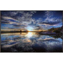 Bob Larson 'Cool Burn' Giclee Canvas Art