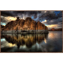 Bob Larson 'Darkness on the Edge of...' Giclee Canvas Art