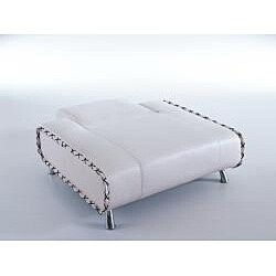 Lucas White Leather Sofa Chair