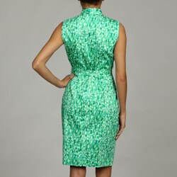 Calvin Klein Women's Belted Print Dress