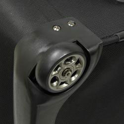 Adolfo 'Metropolitan' Black Wheeled Tote
